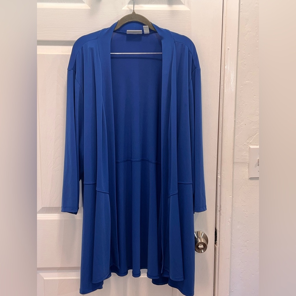 Susan Graver Royal Blue Cardigan